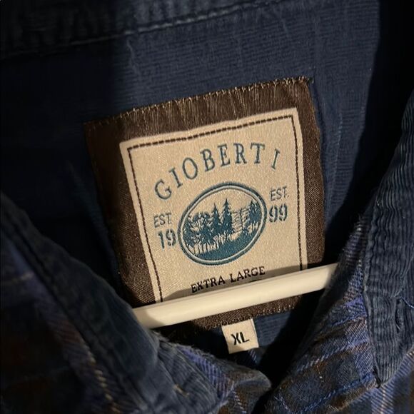 Set of 3 XL Men’s Blue Flannel Plaid Button Up - Picture 3 of 7